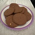 El cooksnap de Gimena De Los Santos cuando hizo Galletitas de chocolate con harina integral.