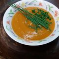 El cooksnap de Isa cuando hizo Sopa crema de vegetales.