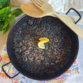 El cooksnap de PATRICIA *Patyco-Candybar* cuando hizo Paella de arroz negro al estilo de Juan.