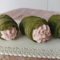 il Marzia Giustiniani quando ha preparato Cannoli di rucola con crema al salmone
