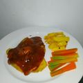 Cooksnap dari mega hapsary untuk resep Steak ayam saos barbeque