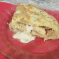 El cooksnap de Evelin Silva cuando hizo Tortilla de papa rellena.