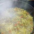 El cooksnap de Carla Alvarado cuando hizo Pantrucas con Carne Vegetal.