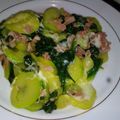 El cooksnap de Sara Lopez cuando hizo Calabacín con espinacas 😋.
