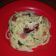 Cooksnap dari Nanagojis untuk resep Spinach Fusilli Pasta Saus Carbonara