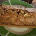 El cooksnap de Mikaela cuando hizo Budín con nueces, maní y pasas de uva.