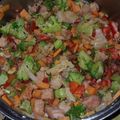 El cooksnap de María Vázquez cuando hizo Ensalada rallada con jamón y brócoli 🥦 (coleslaw). LuisFy.