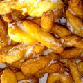 El cooksnap de Vane cuando hizo Torta Frita Dulce (con forma de torsal).