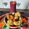 স্বর্নাক্ষী চ্যাটার্জি 's cooksnap of when they made ফুলকপি দিয়ে মাছের ঝোল(fulkopi diye macher jhol recipe in Bengali).
