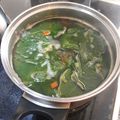 El cooksnap de Pololoxyz@yahoo.com cuando hizo Crema de Verduras con Espinacas.
