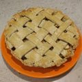 El cooksnap de Ari Flores cuando hizo Pay de Manzana.