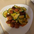 El cooksnap de Eduardo Agudo Alba cuando hizo Chorizo con calabacín.
