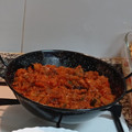 El cooksnap de Juan Escobar cuando hizo Pisto con calabacín.