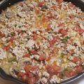 Chef Fabbo's cooksnap of when they made Loaded stuffed bell peppers.