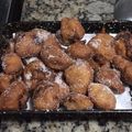 El cooksnap de Delia De Amilivia cuando hizo Buñuelos de banana con 1 huevo.