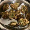 El cooksnap de Christian M. cuando hizo Buñuelos de Espinaca, Morrón y Cebolla de Verdeo.