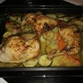 El cooksnap de Geralt De Rivia cuando hizo Cuartos traseros de pollo al horno con verduras.