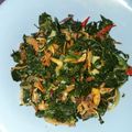 Cooksnap dari Salza Badriah untuk resep Tumis daun singkong ala kadarnya
