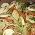El cooksnap de Malupa cuando hizo Ensalada de Palmitos.