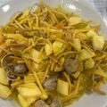 El cooksnap de Cristina Venegas Bautista cuando hizo Fideuá con potón y chirlas.