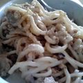 PrincessBautista's cooksnap of when they made cheesy linguine.
