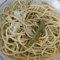 El cooksnap de yola balderas cuando hizo Spaghetti con pollo y rajas 😊.