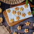 Cooksnap dari Dapoerliandra untuk resep Semprit Dahlia Keju