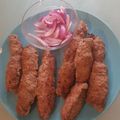 El cooksnap de cocina cuando hizo KOFTA KEBAB en brochetas al horno.
