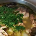 El cooksnap de Noxcelis Hernández cuando hizo Sancocho de pescado oriental "Carupanero".