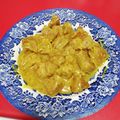 El cooksnap de Maria Cc cuando hizo Solomillo de pavo en salsa de curry y almendra.