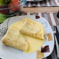Szászi Emőke (Alice) Cooksnap-ja, amikor elkészítette a(z) Aranygaluska palacsinta vaníliaöntettel és eperrel receptet.
