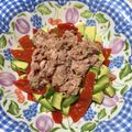 El cooksnap de zahori cuando hizo Ensalada de pimientos y aguacate.