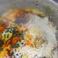 Misbah Anjum's cooksnap of when they made Sindhi Biryani.