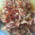 Cooksnap dari Oom Nurul Komariah untuk resep Ayam suwir honje (kecombrang)