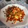 El cooksnap de Eduardo Agudo Alba cuando hizo Espaguetis de calabacín con gambas y ajetes.