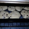 El cooksnap de Yamila Morales cuando hizo Galletitas con chips de chocolate.