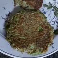 El cooksnap de Sil cuando hizo Hamburguesas de brócoli.