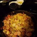 Dawn Smith's cooksnap of when they made Sausage And Rotel Cabbage.