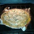 El cooksnap de Sandra Ferreira cuando hizo Tarta de zapallitos.