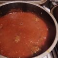 El cooksnap de Caro Zaragosi cuando hizo Salsa de tomate.
