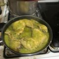El cooksnap de Itza Peña de Gutierrez cuando hizo Pollo a la mostaza y cilantro.