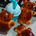 صورة من 🍓💞مطبخ ام ندى اماني🍓💞، شاركها بعد تجربة وصفة بريوش على شكل دبدوب 🐻🐻