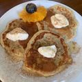 il Cristiana quando ha preparato Pancakes con ricotta e banana