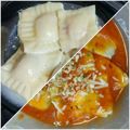 Cooksnap dari Niken Triasri untuk resep Ravioli isi keju dengan saus tomat