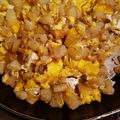 El cooksnap de José Elías Hernández Román cuando hizo Huevos revueltos con papa.