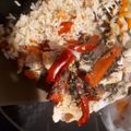 El cooksnap de Magda Cazet cuando hizo Salmón rosado con verduras fácil.