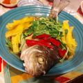 Justina賈斯汀娜 的 豆豉蒜苗紅燒魚 cooksnap
