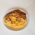 El cooksnap de Magalys Mujica cuando hizo Arroz con pollo.
