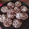 El cooksnap de Oriana Rivero cuando hizo Galletas craqueladas de chocolate con aceite y cacao.