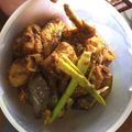 Cooksnap yusrina abdullah semasa beliau membuat Ayam Goreng Berlada Cili Api.